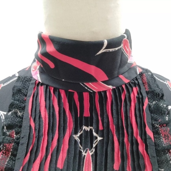 Valentino Garavani Red and Black Blouse - Picture 2 of 5